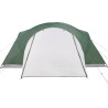 vidaXL Tenda da Campeggio 8 Persone Verde 360x430x195 cm Taffetà 190T