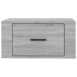   Comodini a Muro 2 pz Grigio Sonoma 50x36x25 cm