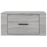   Comodini a Muro 2 pz Grigio Sonoma 50x36x25 cm