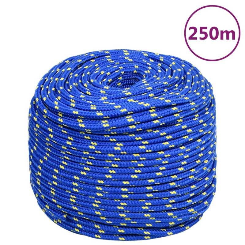   Corda Nautica Blu 6 mm 250 m in Polipropilene