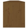   Pensili 2 pz Marrone Miele 100x30x35 cm Legno Massello di Pino