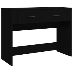 vidaXL Tavolino Consolle Nero 100x39x75 cm in Legno ingegnerizzato