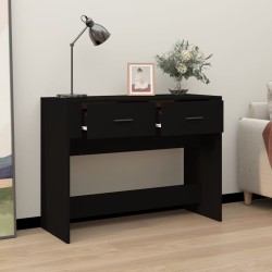 vidaXL Tavolino Consolle Nero 100x39x75 cm in Legno ingegnerizzato