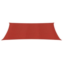 vidaXL Vela Parasole 160 g/m² Rossa 2x3 m in HDPE