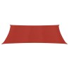 vidaXL Vela Parasole 160 g/m² Rossa 2x3 m in HDPE