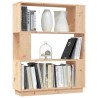 vidaXL Libreria/Divisorio 80x25x101 cm in Legno Massello di Pino