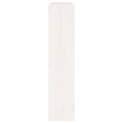 Copertura Termosifone Bianca 210x21x85 cm Legno Massello Pino