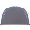 vidaXL Tenda da Campeggio 6 Persone Blu 412x370x190 cm Taffetà 190T