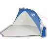 vidaXL Tenda da Spiaggia Blu Azzurro 268x223x125 cm Taffetà 185T