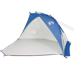 vidaXL Tenda da Spiaggia Blu Azzurro 268x223x125 cm Taffetà 185T