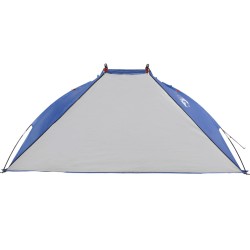 vidaXL Tenda da Spiaggia Blu Azzurro 268x223x125 cm Taffetà 185T