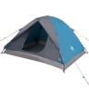 vidaXL Tenda da Campeggio 3 Persone Blu 240x217x120 cm Taffetà 190T