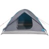 vidaXL Tenda da Campeggio 3 Persone Blu 240x217x120 cm Taffetà 190T