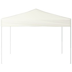 vidaXL Tenda per Feste Pieghevole Crema 3x3 m