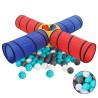 vidaXL Tunnel da Gioco per Bambini con 250 Palline Multicolore