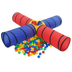 vidaXL Tunnel da Gioco per Bambini con 250 Palline Multicolore