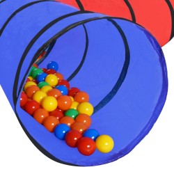 vidaXL Tunnel da Gioco per Bambini con 250 Palline Multicolore