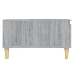 vidaXL Tavolino da Salotto Grigio Sonoma 90x60x35 cm in Truciolato