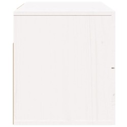 vidaXL Comodini a Muro 2 pz Bianchi 50x36x40 cm