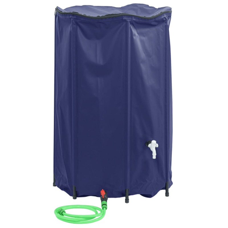 vidaXL Serbatoio Acqua con Rubinetto Pieghevole 1000 L in PVC