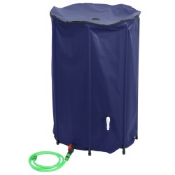 vidaXL Serbatoio Acqua con Rubinetto Pieghevole 1000 L in PVC