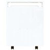 vidaXL Carrello Scrivania bianco lucido 60x45x60 cm Legno ingegnerizzato