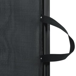 vidaXL Cancelletto Retrattile per Animali Domestici Nero 82,5x125 cm