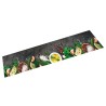 vidaXL Tappeto da Cucina Lavabile Spezie 60x300 cm Velluto