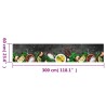 vidaXL Tappeto da Cucina Lavabile Spezie 60x300 cm Velluto