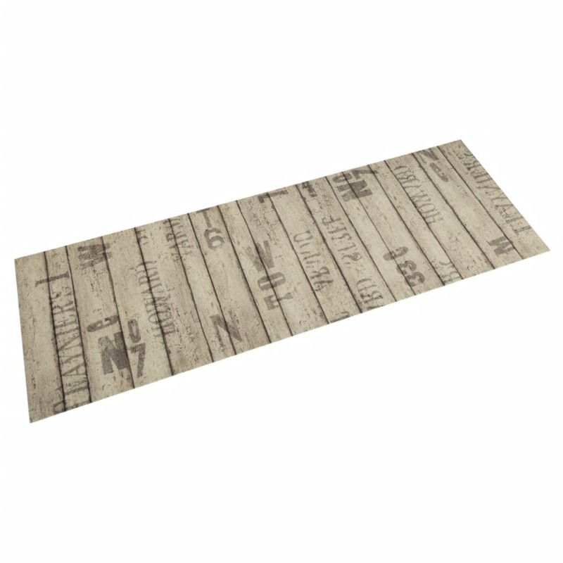 vidaXL Tappeto da Cucina Lavabile Recinzione 45x150 cm in Velluto