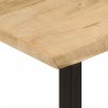 vidaXL Tavolo Consolle Bordi Vivi 105x33x76 cm Legno Massello di Mango