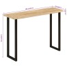 vidaXL Tavolo Consolle Bordi Vivi 105x33x76 cm Legno Massello di Mango