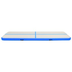 vidaXL Tappetino Ginnastica Gonfiabile con Pompa 700x100x15cm PVC Blu