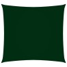 vidaXL Vela Parasole in Tela Oxford Quadrata 2x2 m Verde Scuro