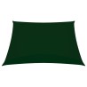 vidaXL Vela Parasole in Tela Oxford Quadrata 2x2 m Verde Scuro