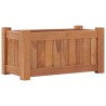 vidaXL Letto Rialzato 50x25x25 cm in Legno Massello di Teak