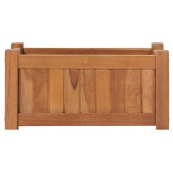 vidaXL Letto Rialzato 50x25x25 cm in Legno Massello di Teak