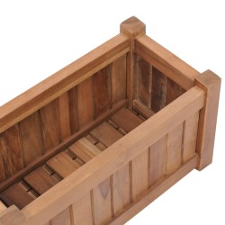 vidaXL Letto Rialzato 50x25x25 cm in Legno Massello di Teak