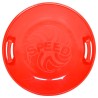 vidaXL Slittino Rotondo Rosso 66,5 cm in PP