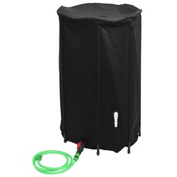 vidaXL Serbatoio Acqua con Rubinetto Pieghevole 500 L in PVC