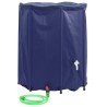 vidaXL Serbatoio Acqua con Rubinetto Pieghevole 1250 L in PVC