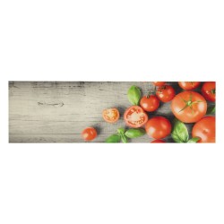 vidaXL Tappeto da Cucina Lavabile Pomodori 45x150 cm in Velluto