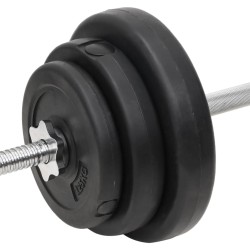 Set Bilanciere e Manubri con Dischi 90 kg