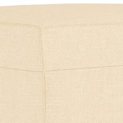 Panca Crema 100x35x41 cm in Tessuto