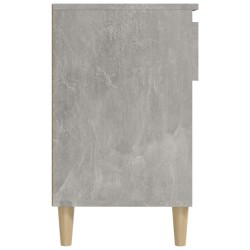 Scarpiera Grigio Cemento 102x36x60 cm in Legno ingegnerizzato