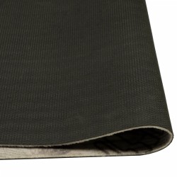 vidaXL Tappeto da Cucina Lavabile Grigio Caffè 45x150 cm in Velluto