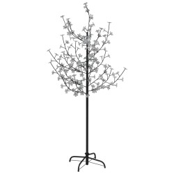 Albero di Ciliegio con 120 LED Bianco Caldo 150 cm