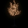 Albero di Ciliegio con 120 LED Bianco Caldo 150 cm