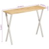 vidaXL Tavolo Consolle Bordi Vivi 105x33x76 cm Legno Massello di Mango