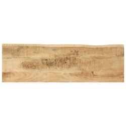 vidaXL Tavolo Consolle Bordi Vivi 105x33x76 cm Legno Massello di Mango